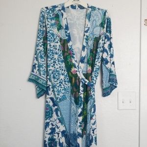Maxi wrap dress